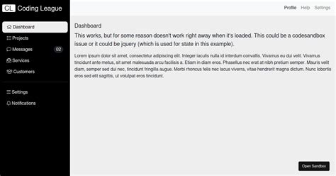 Image result for Sidebar Bootstrap 5
