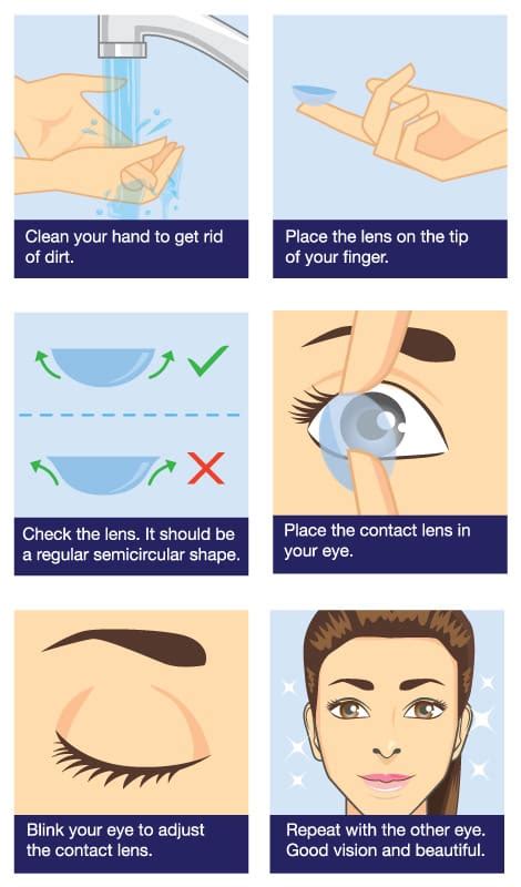 Image result for How to Put in Contact Lenses for a Beginner