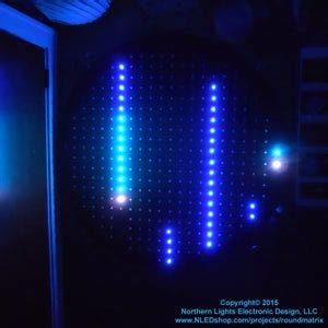 Image result for Round Matrix LED