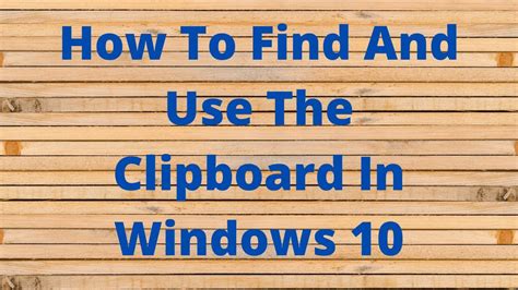 Image result for Find Clipboard On Computer
