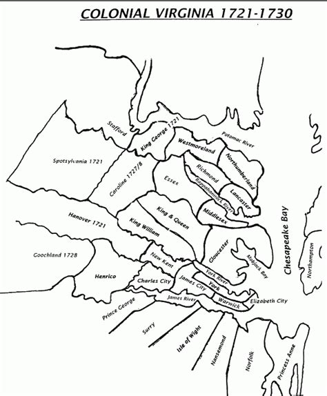 Image result for Colonial Virginia Map Drawing