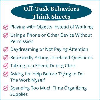 Image result for Behavior Reflection Off Task