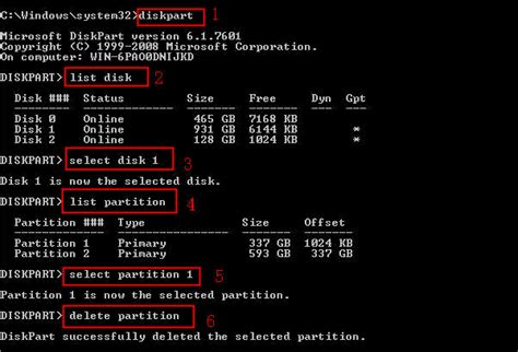 How to Delete Partitions in Command Prompt に対する画像結果