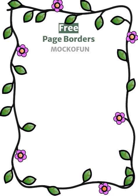 Image result for Front Page Border Design for Project Printable