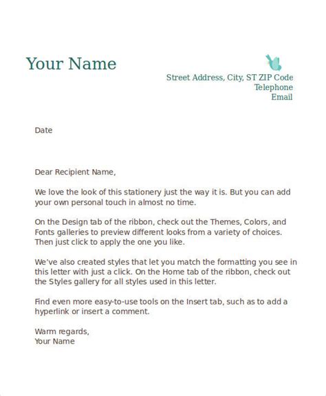 Image result for Microsoft Word Document Example