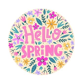 Image result for Hello Spring Drawing