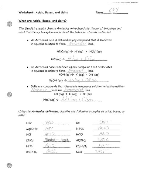 Image result for Acid and Base Calculation Worksheet