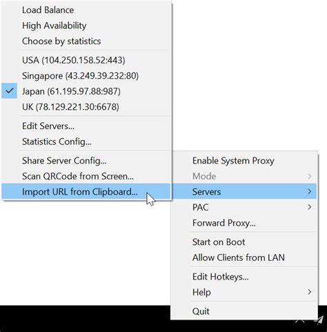 Image result for Shadowsocks Windows GUI in Rust
