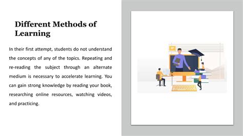 Learning Methods Image Presentaion に対する画像結果