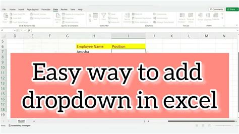 Image result for How to Do in a Drop Down Excel 2010