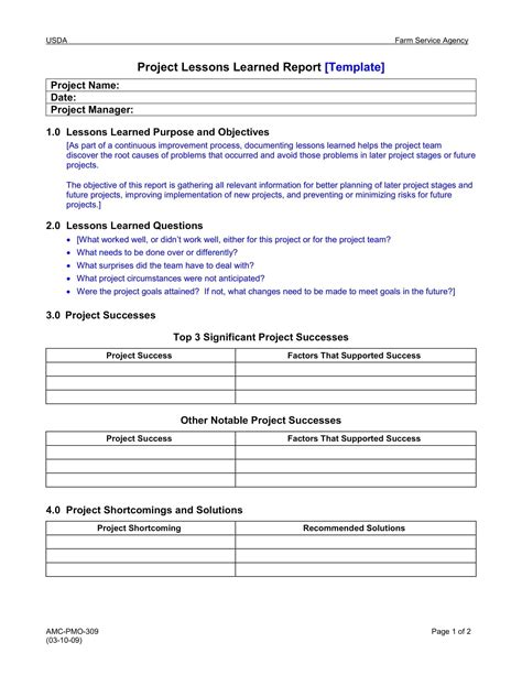 Image result for Simple Lessons Learned Examples