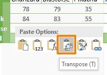 How to Copy Transpose in Excel に対する画像結果