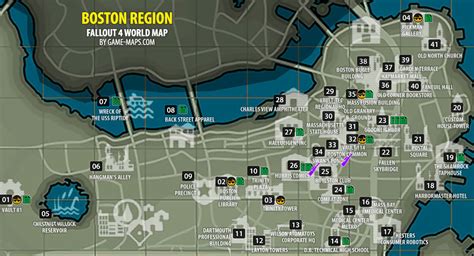 Boston Harbor Fallout 4 Map に対する画像結果
