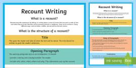 Afbeeldingsresultaten voor Writing Recount Text Worksheet