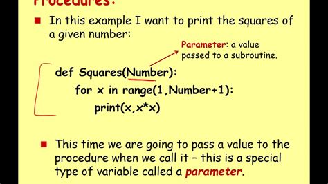 Toradh íomhá ar Subroutine Example Python