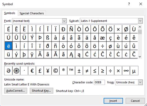 Image result for Symbol Dialog Box