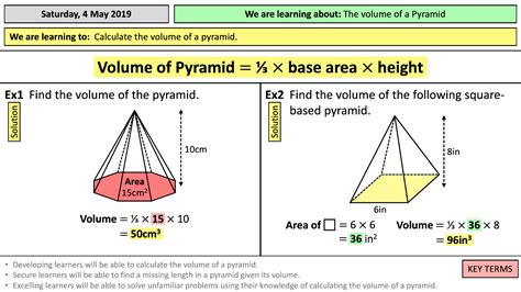 Image result for Math 6 Volume Pyramid