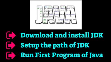 Image result for How to Install JDK & Run First Java Program