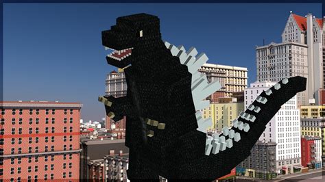 Image result for Minecraft Insane Builds Godzilla