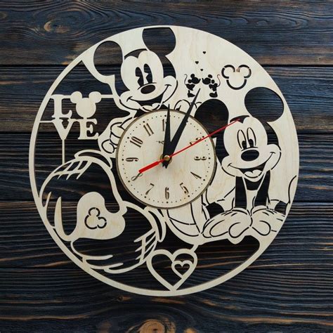 Image result for Home Made Mickey Mouse Wall Clock Ideas