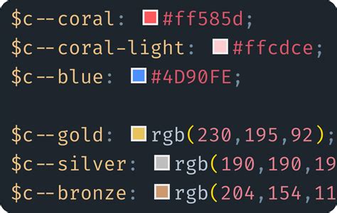 Image result for Color Code for Text in Visual Studio Code