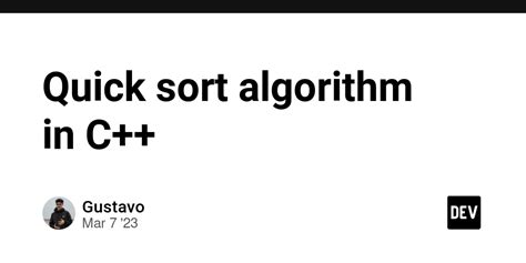 Quick Sort Algorithm in C++ に対する画像結果