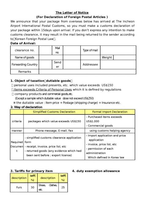 Image result for Export Customs Declaration Form