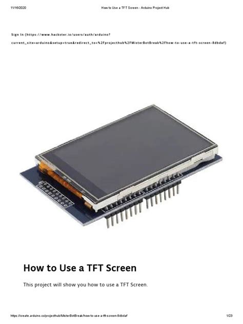 Arduino TFT Screen に対する画像結果