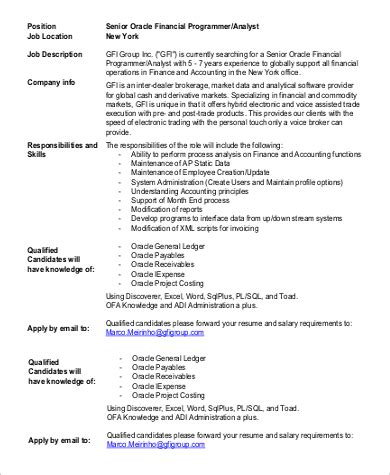 Image result for Senior Programmer Job Description Summary Examples