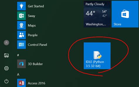 Image result for Python Idle Icon in Start Menu
