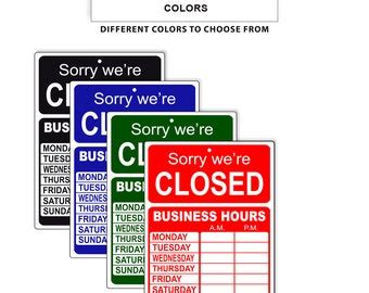 Custom Closed Sign కోసం చిత్ర ఫలితం