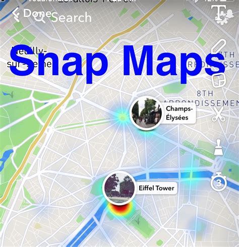 Snap Map Feature に対する画像結果