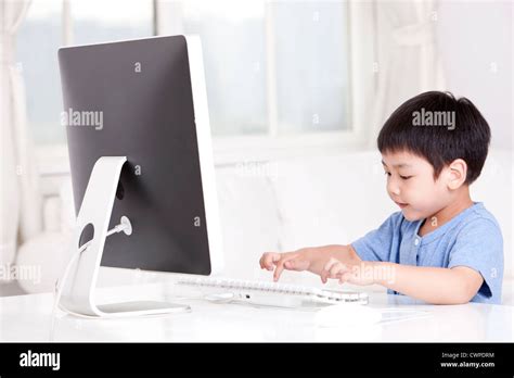 Image result for Boy Using Old Computer