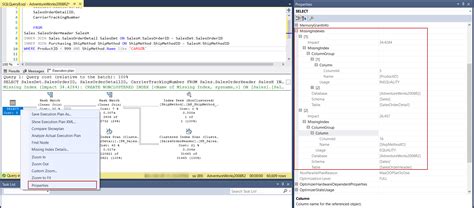 Toradh íomhá ar Query Tuning Index in SQL Server