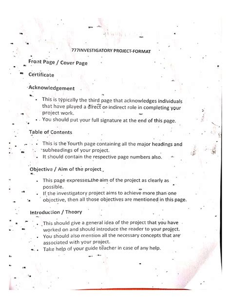 Image result for Reaserch Project Format