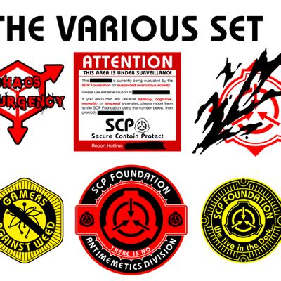 Afbeeldingsresultaten voor SCP Foundation Stickers