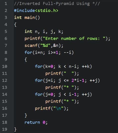 Toradh íomhá ar Half Pyramid Pattern C Flowchart