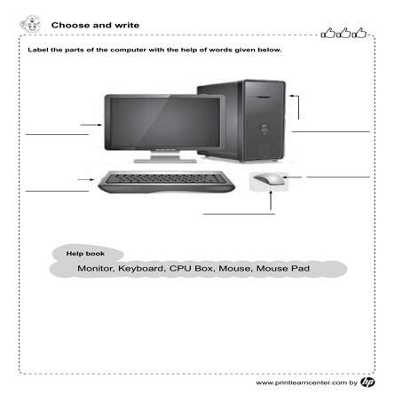 Afbeeldingsresultaten voor Computer Parts Label Grade 1