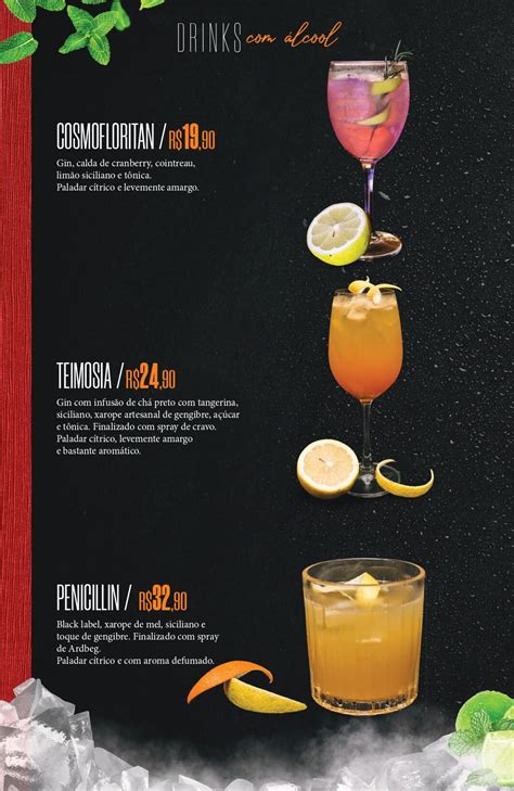 Image result for Coctail Bar Menu