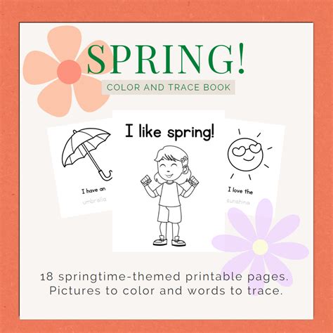 Spring Tracing Coloring Pages に対する画像結果
