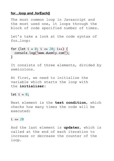 Image result for JavaScript for Loop
