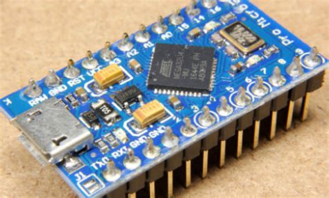 Toradh íomhá ar Pro Micro Atmega32u4