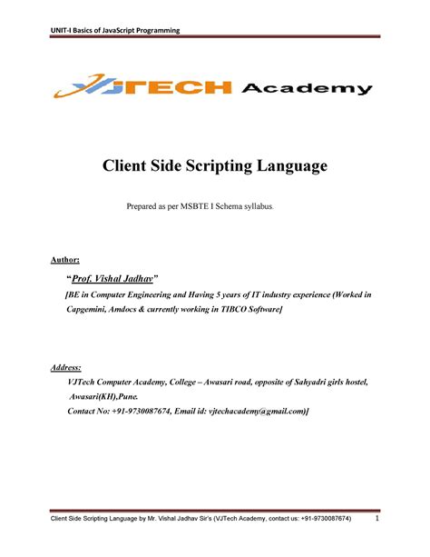 Afbeeldingsresultaten voor Client-Side Scripting Language Syllabus