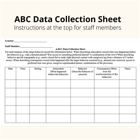 Image result for Data Collection Sheet Example