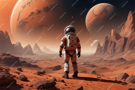 Toradh íomhá ar Astronaut Back View