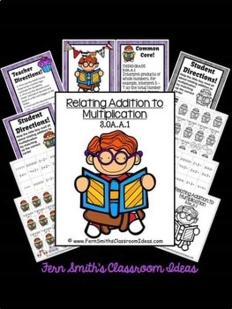 Image result for Third Grade Math Relate Addition and Multiplication Worksheets