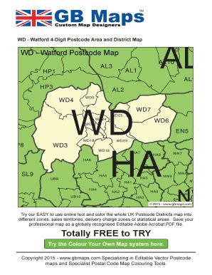 Image result for WG Postcode Map