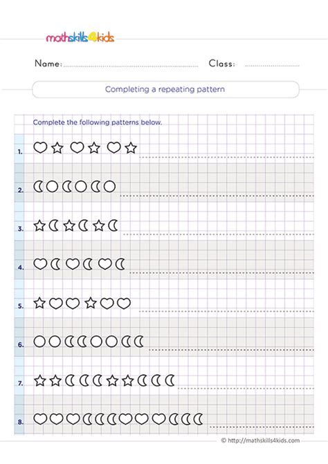 Image result for Growing Patterns Grade 2 Worksheets