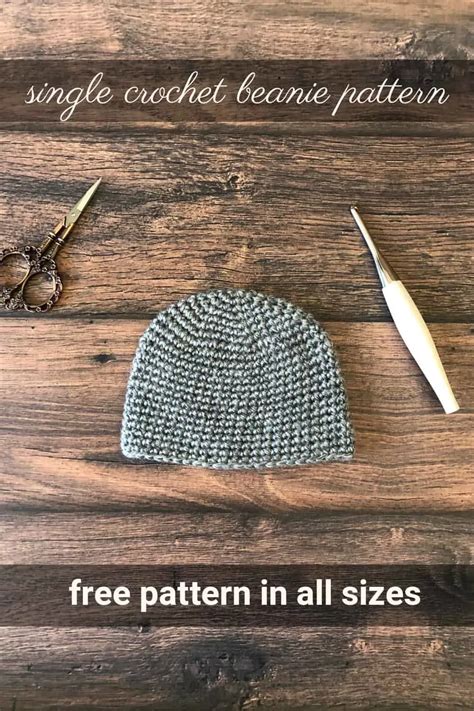 Image result for Single Crochet Hat Pattern Free