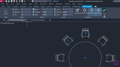 Array AutoCAD Simple に対する画像結果
